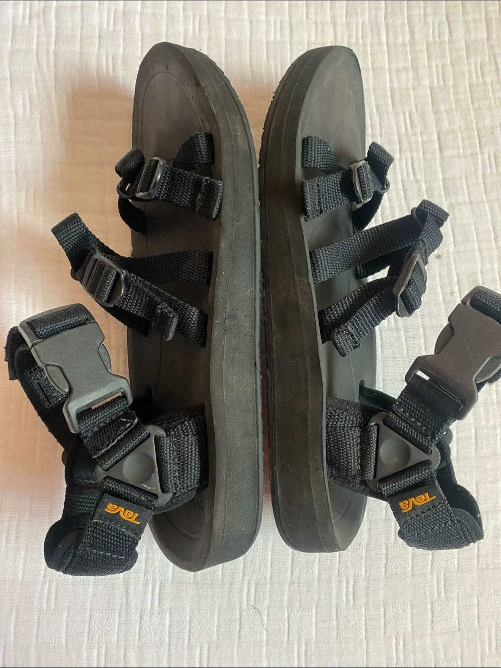 TEVA Black Multi-Strap Adventure Sandals